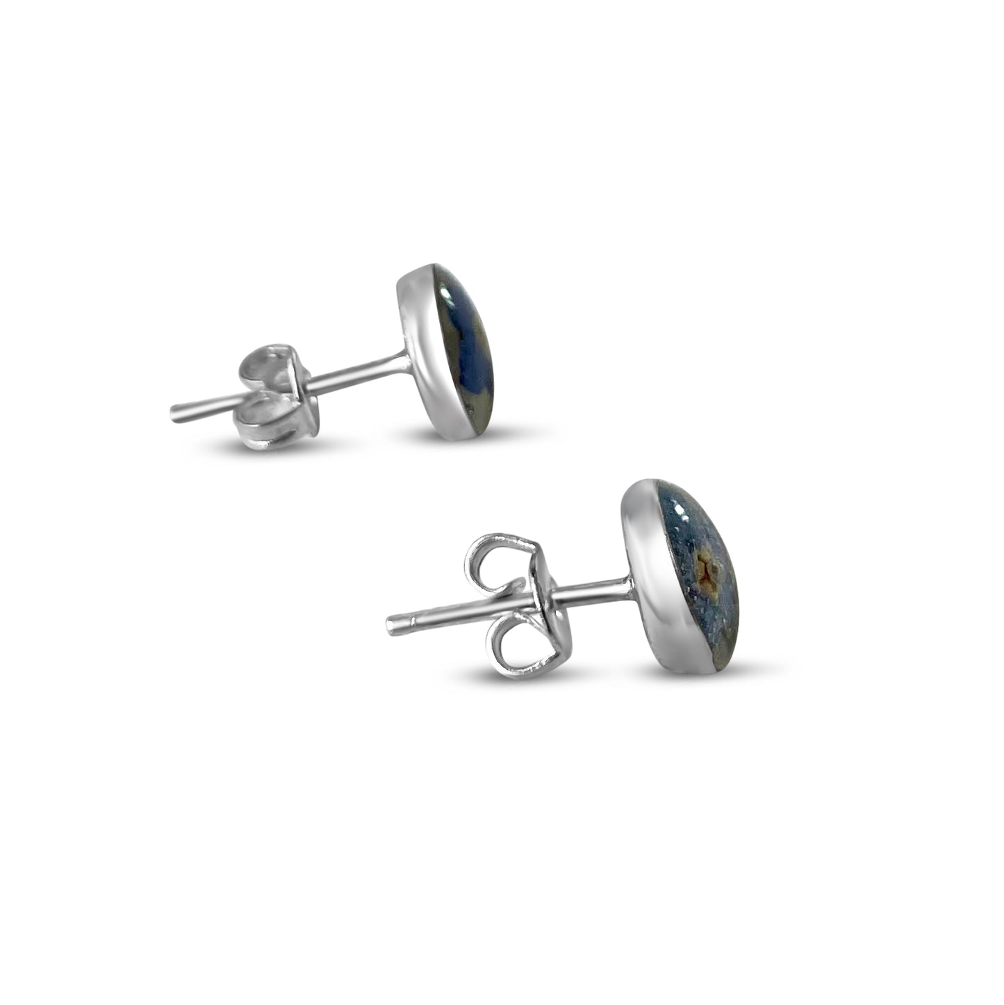 Pendientes de Plata mexicana 925 - Flores Reales Encapsuladas