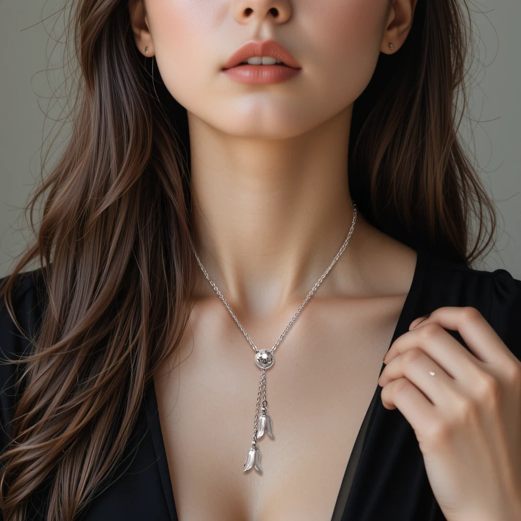 Collar Largo en Plata Peruana 950