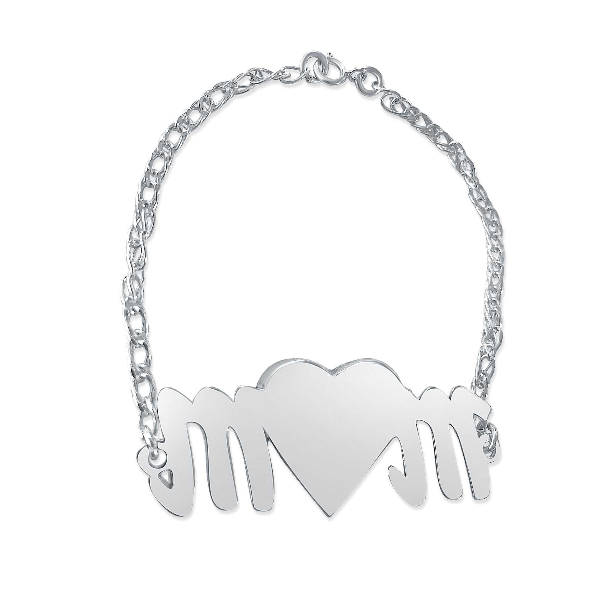 Mutterarmband - Floral in 925 Silber