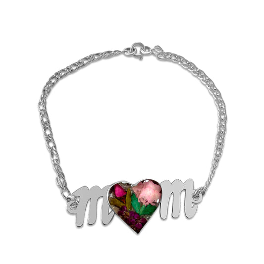 Brazalete Madres- Floral en Plata 925