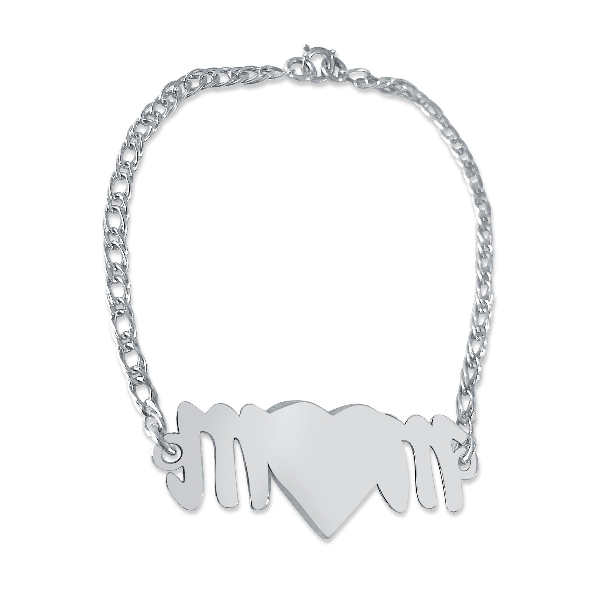 Mutterarmband - Floral in 925 Silber