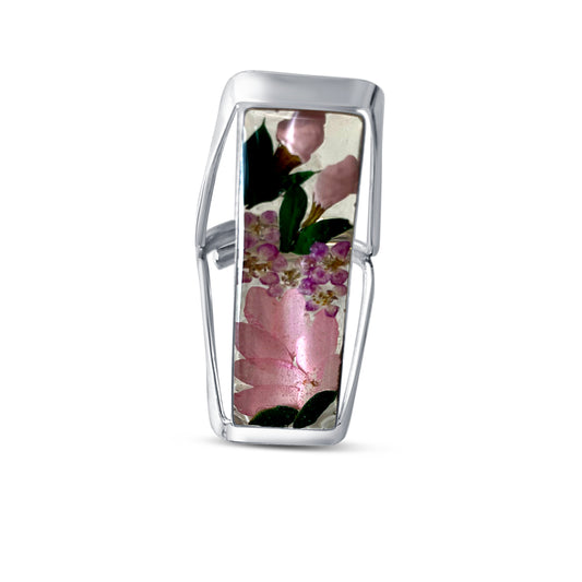 Anillo Ajustable Flores – Plata Mexicana 925