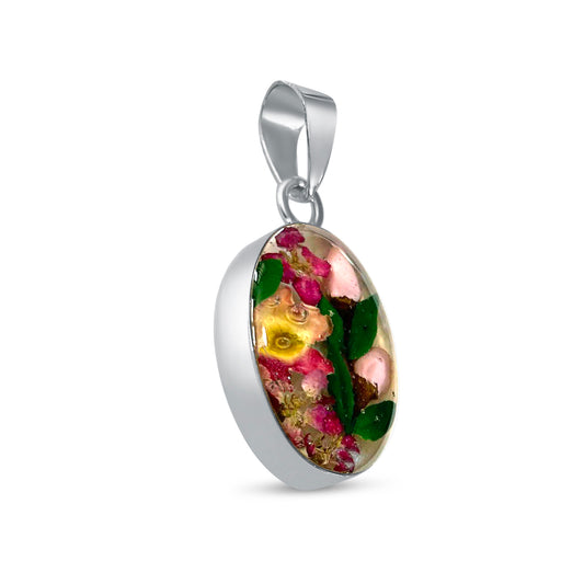 Dije Artesanal – Flores en plata Mexicana 925