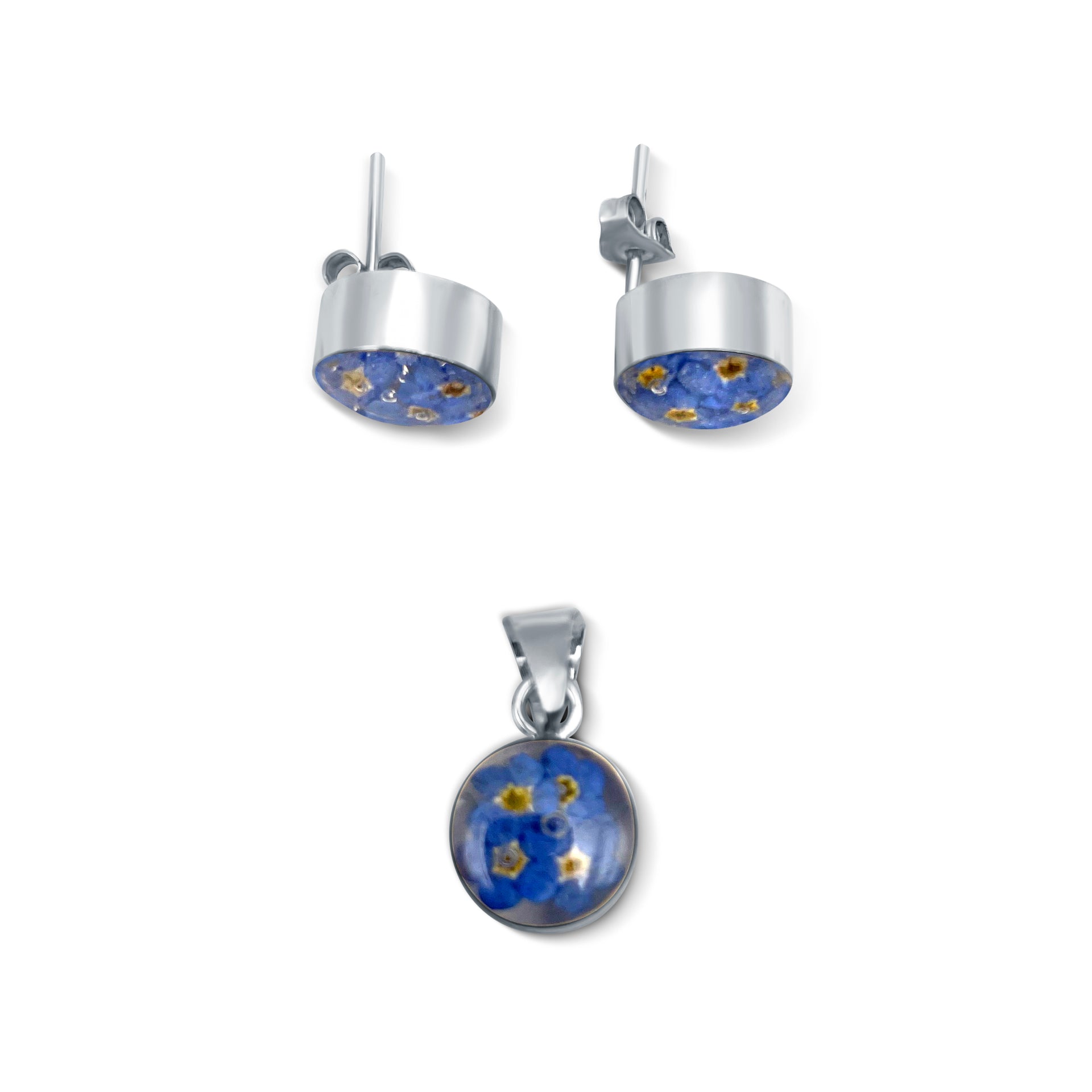 Floral Set – in 925 Mexican Silver