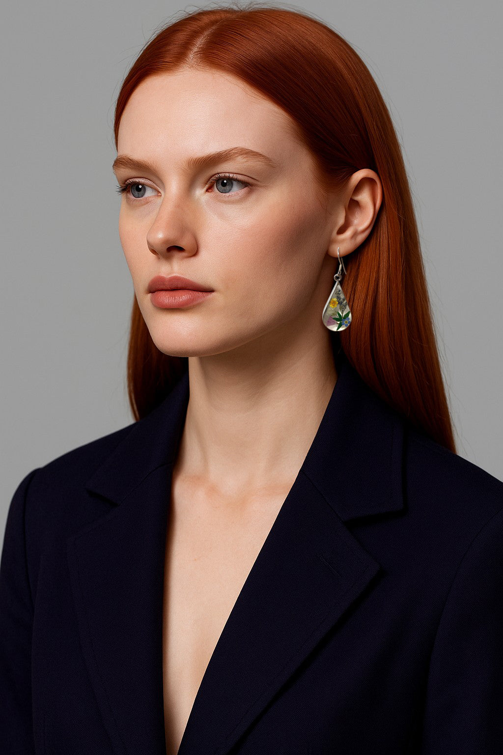 Pendientes Gota Artesanales | Plata Mexicana 925 | Flores Reales